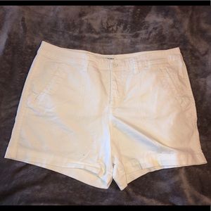 White St. John’s bay shorts